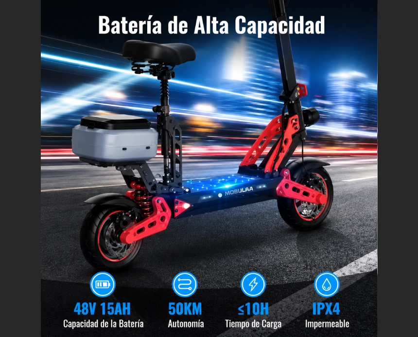 Honey Whale Scooter Eléctrico T4 Movicity