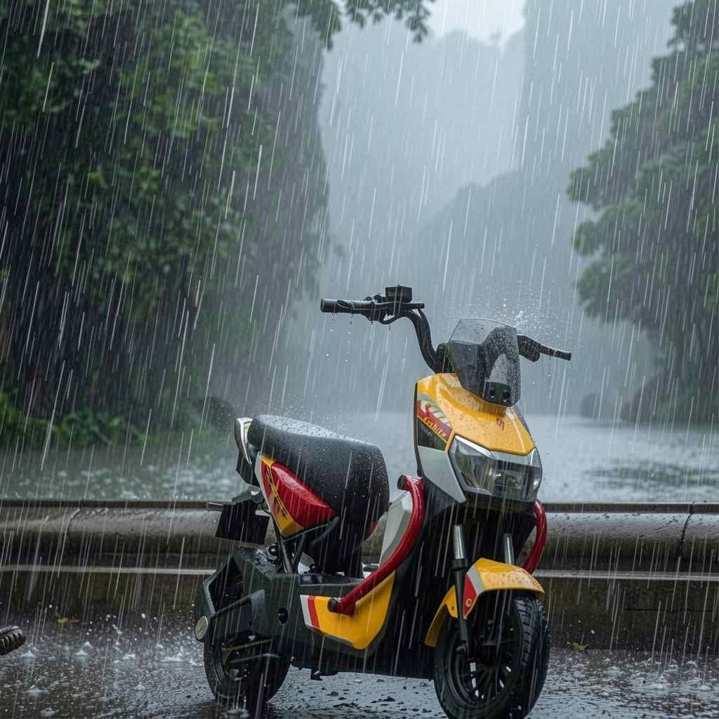 No dejes tu eBike bajo la lluvia. eBike aguila pro bajo la lluvia: resistencia y diseño